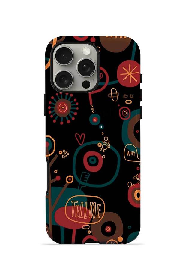 iPhone 16 Pro Max Vorian Magsafe Dual Layer Halloween Doodle Mix Case