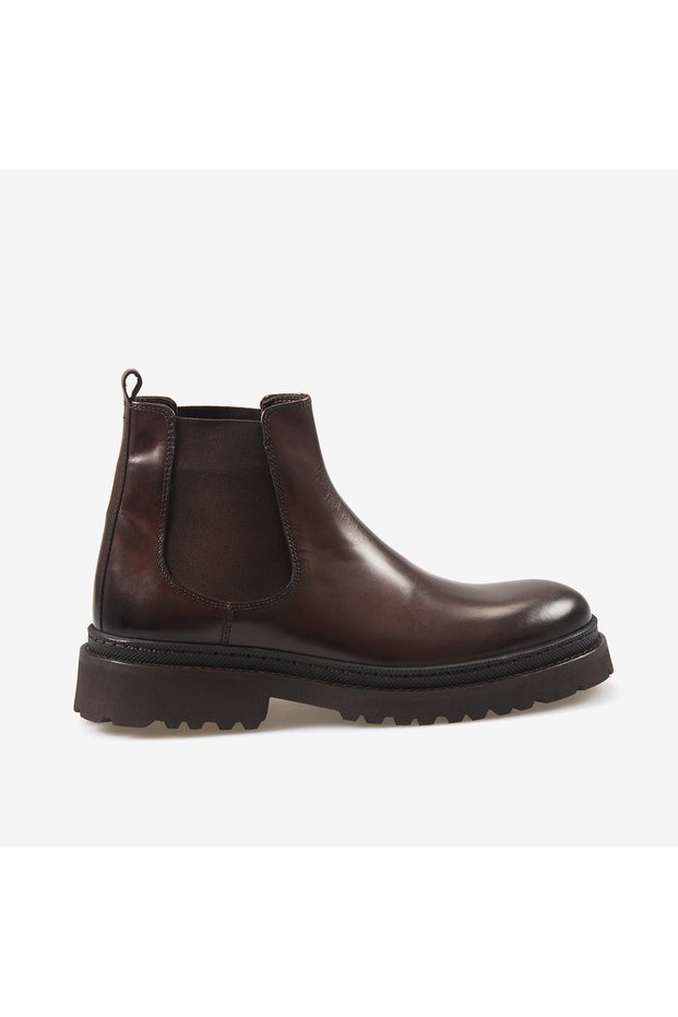 Andrea Giovanni Men's Eva Sole Genuine Leather Chelsea Boots 5092