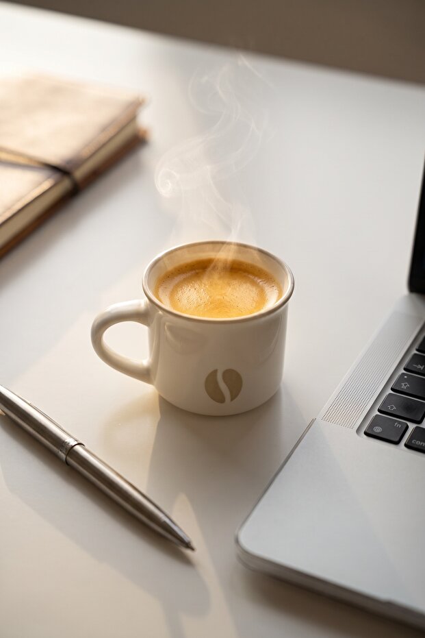 Cozy Porcelain Espresso Cup Cream - 60 ml