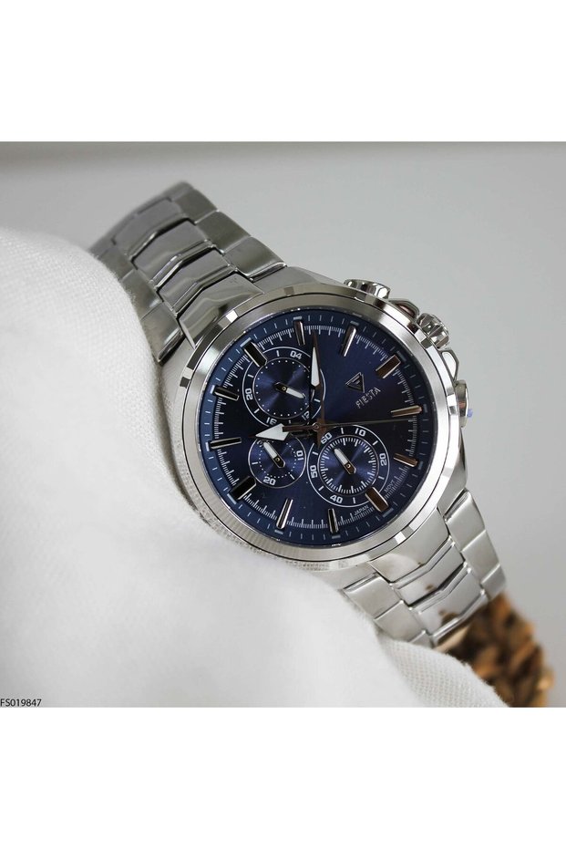 Fs019847 Men's Wristwatch with Steel Strap