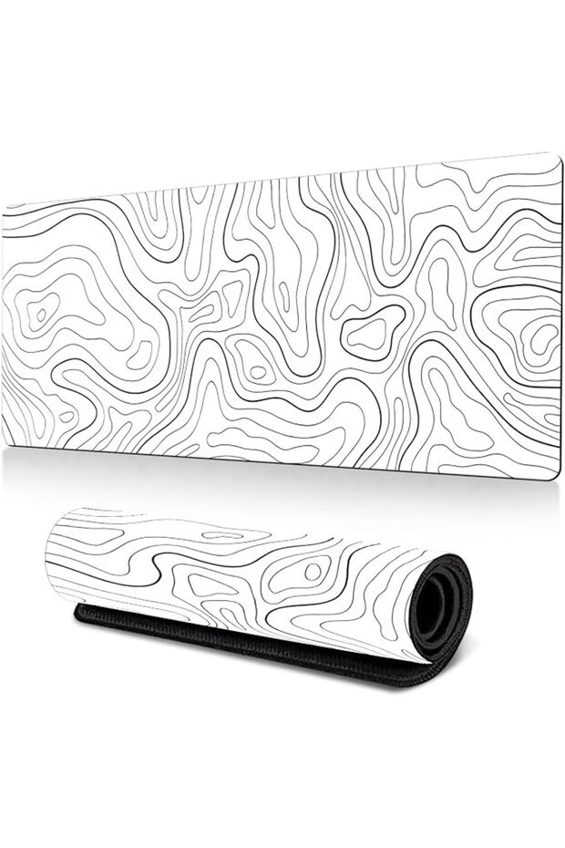 لوحة ماوس كبيرة للألعاب مقاس 100 × 40 سم، نمط رائع ومخصص، مصممة لتدوم طويلاً، غير قابلة للانزلاق.