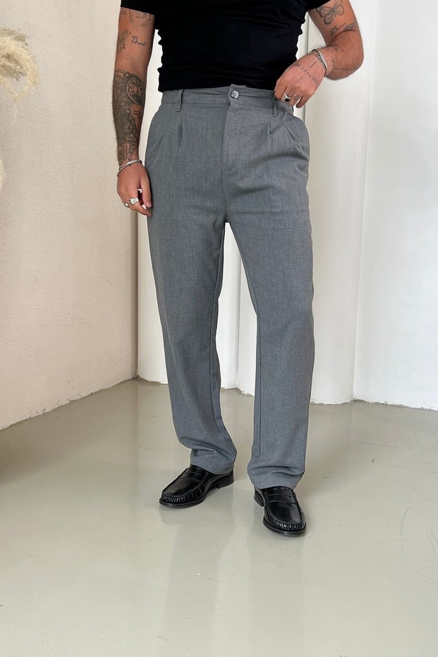 Baggy Classic Trousers Anthracite