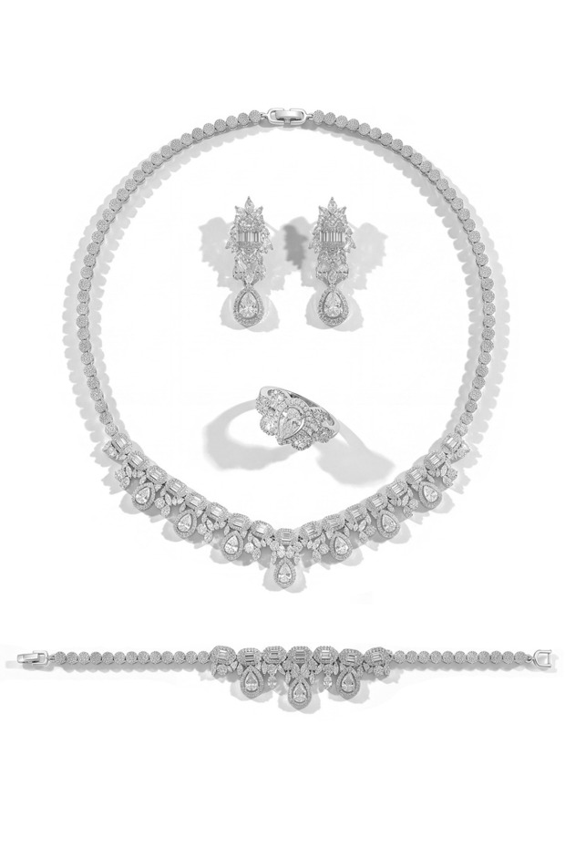Sorrento Necklace Bracelet Earrings Ring Set