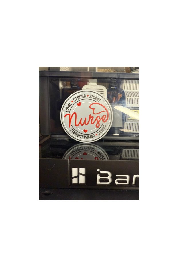 Set of 4 Nurse-Themed Coasters – Decorative Table Accessory for Healthcare Professionals