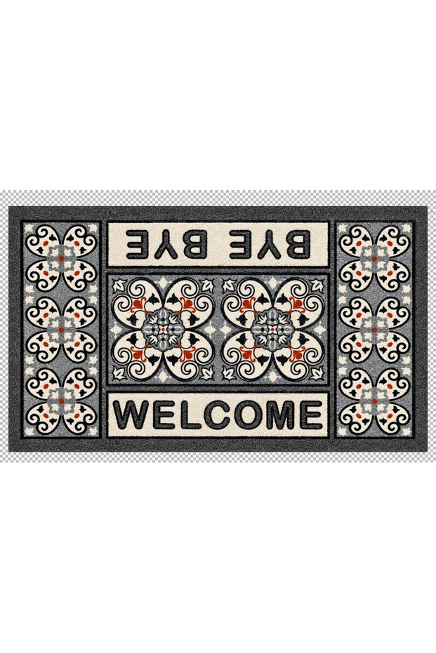 Patterned Door Front Balcony Bathroom Kitchen Mat Digital Printing 40 X 60 cm