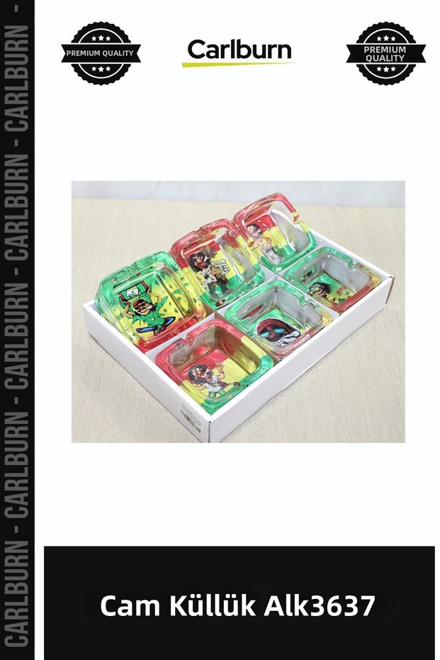 Special Production Home Office Decorative Gift Accessory Glass Ashtray Alk3637