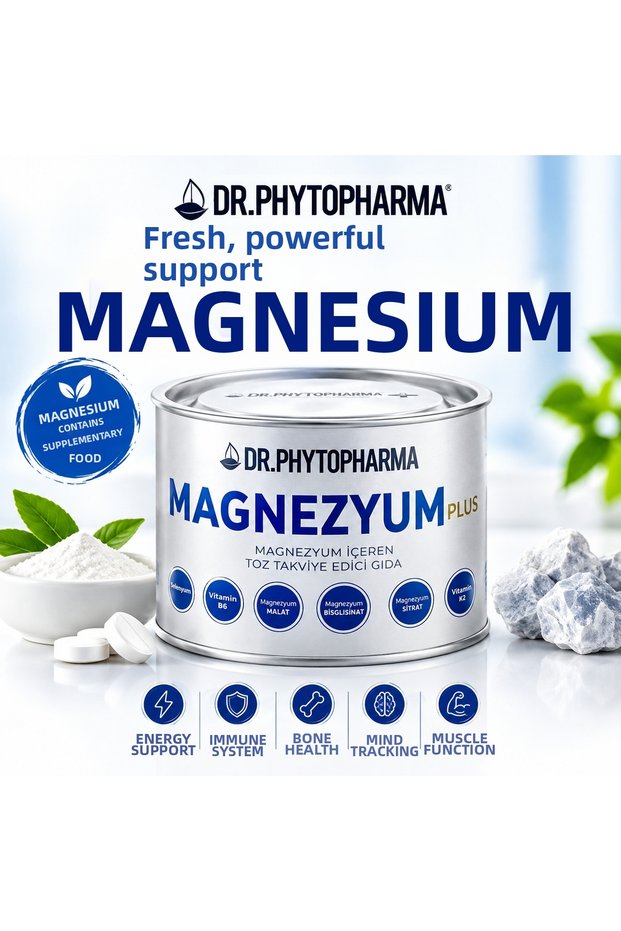Magnesium 150 Grams Taurate, Malate, Bisglycinate, Citrate, +B6, D3K2 Selenium Boron