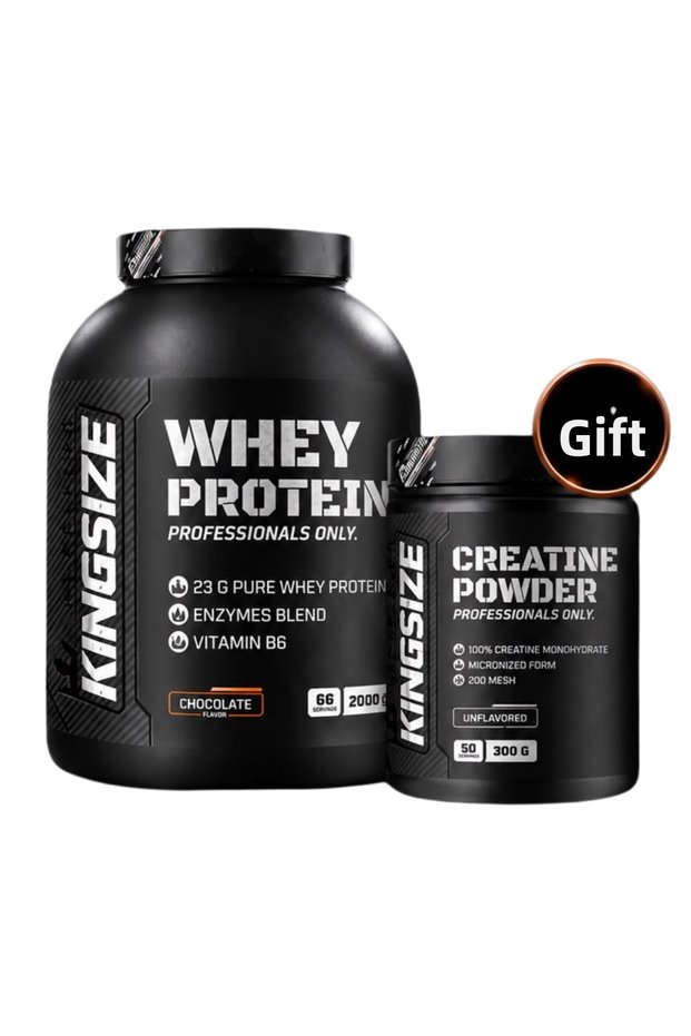 Whey Protein 2000 Gr + Creatine Powder 300 Gr Combination