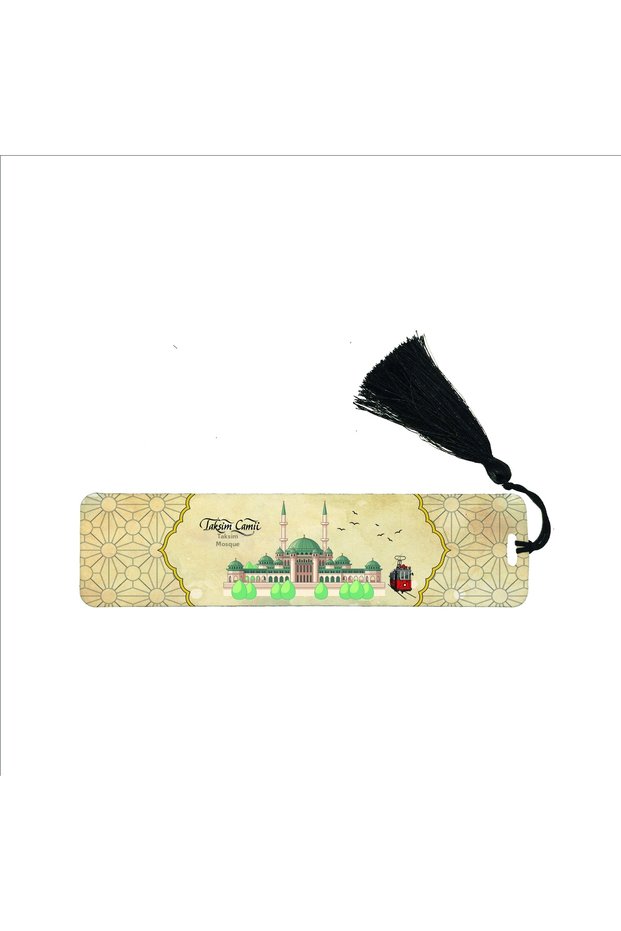 Taxi mosque image printed bookmark 19x5 ag-tc2