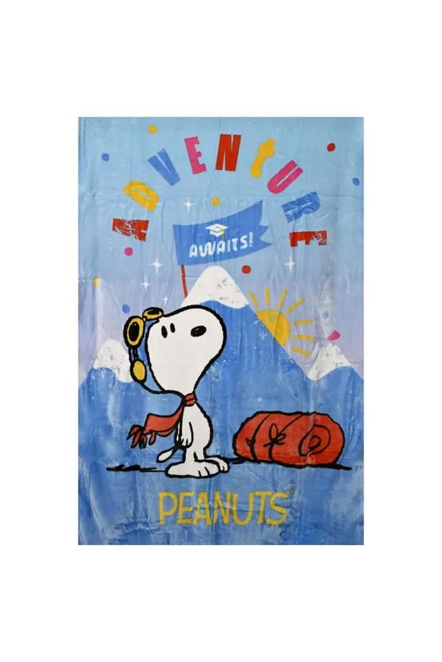 Raschel Ultra-soft Fleece Blanket – 100% Polyester – Lightweight & Durable – Blue