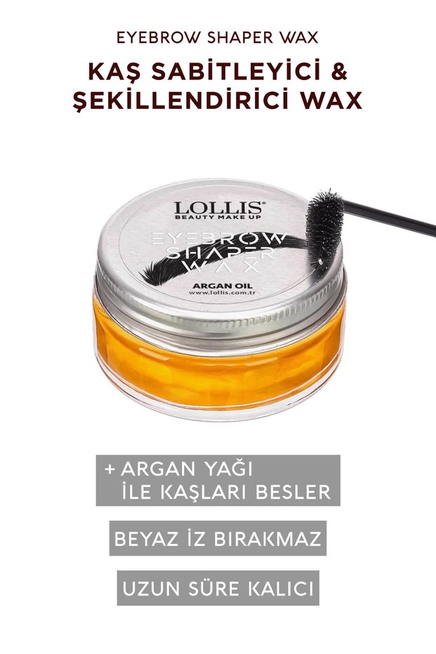 Styling and Fixing Eyebrow Wax Long-Lasting Eyebrow Shaper Wax with Argan Oil