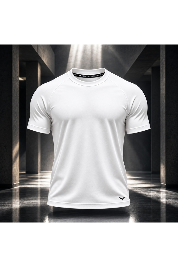 Form Fit Cut Casual Black T-Shirt