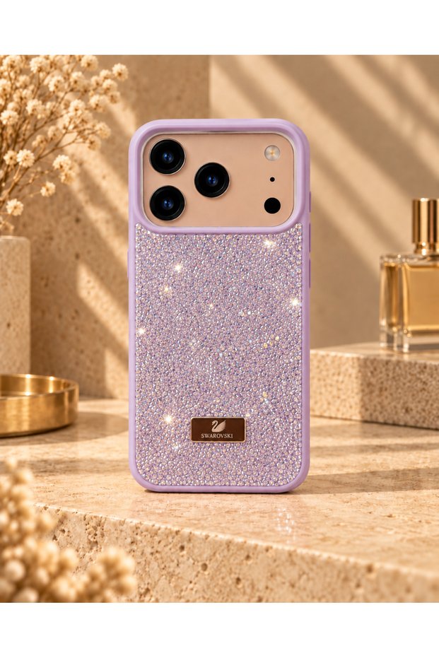 iPhone 17 Pro (6.3 Inch) Compatible Shiny Diamond Stone Diamond Sparkling Swr Cover Case