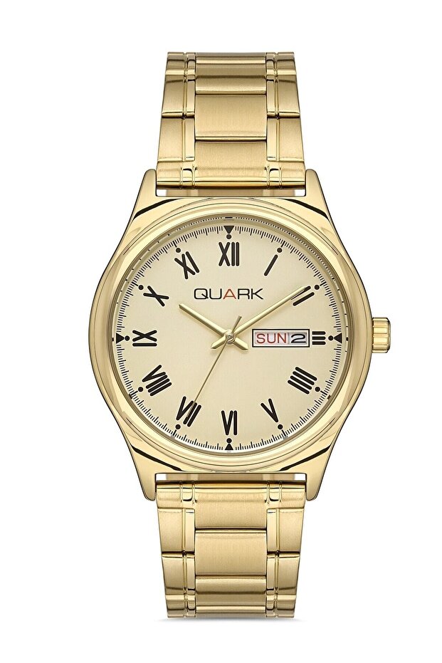Qm-v006g-9b Unisex Classic Roman Numeral Wristwatch