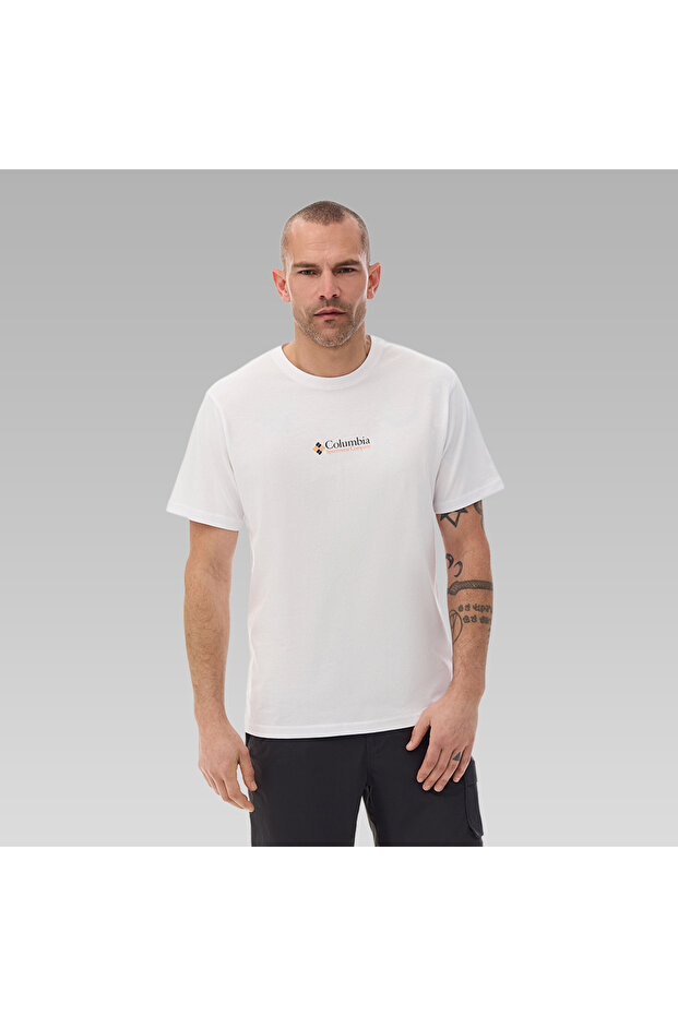 CS0241 CSC M RETRO SS TEE أبيض