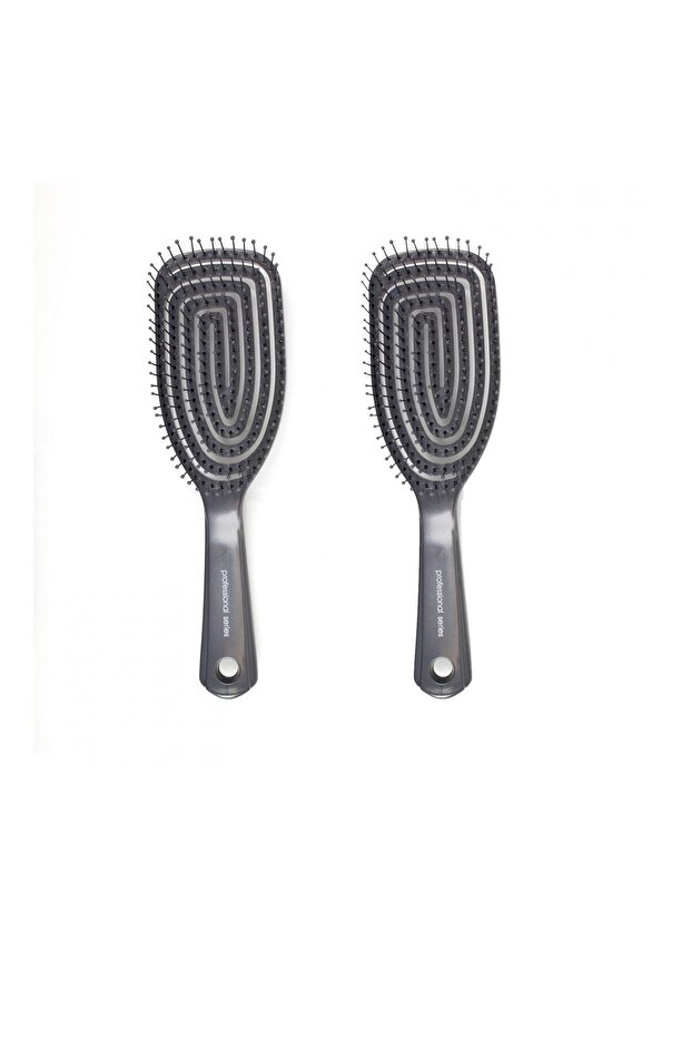Pro Three Dimensional Hair Brush x 2 Pieces Kzmprt
