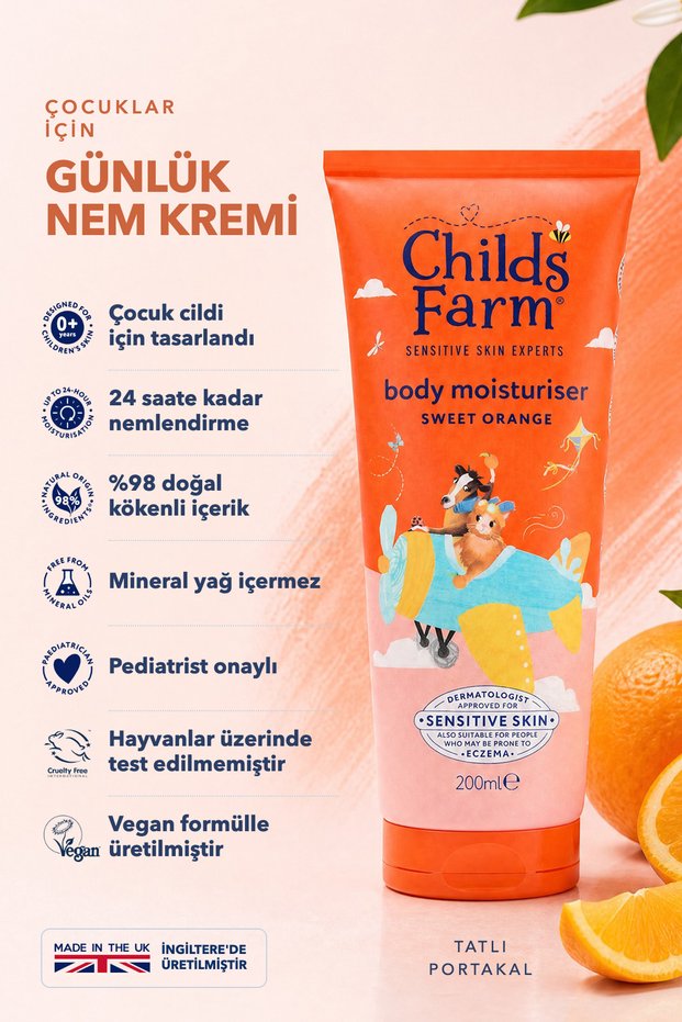 Sweet Orange Baby Moisturizer 200 ml