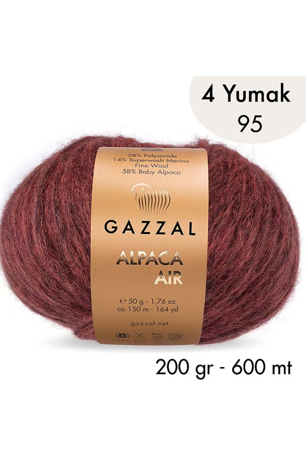 Alpaca Air 95- 4 Yumak 200 Gr
