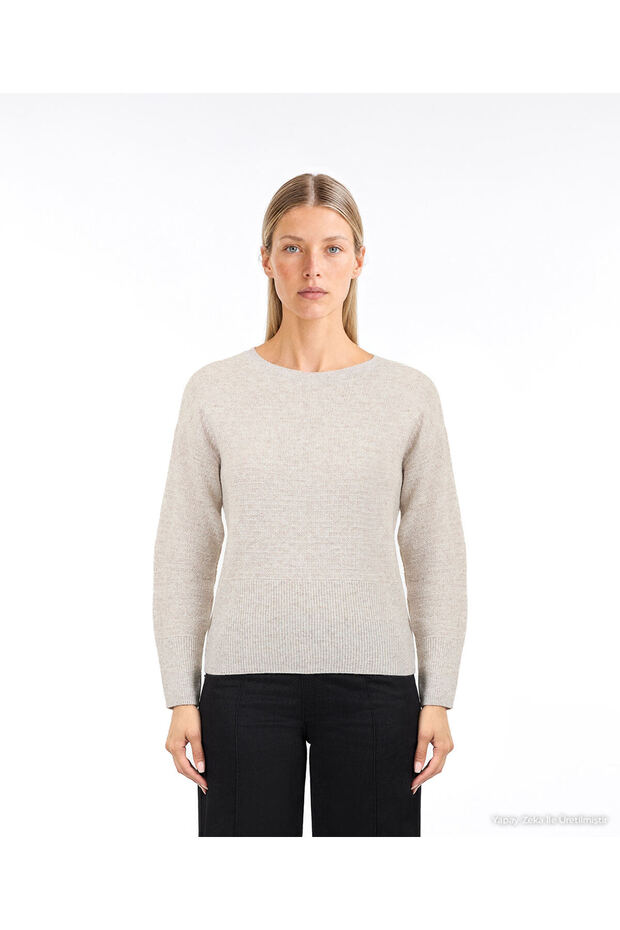 Regular Crew Neck Long Sleeve Sweater