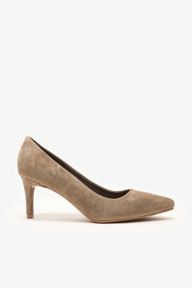 Cary Mink Suede Leather Women's Heeled Shoes