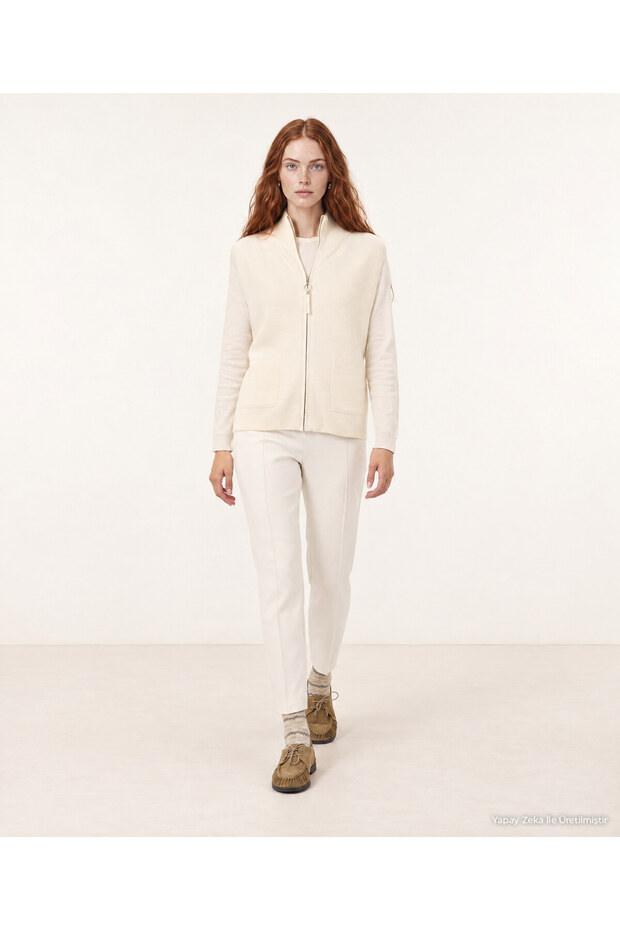 Regular Stand Collar Sleeveless Cardigan