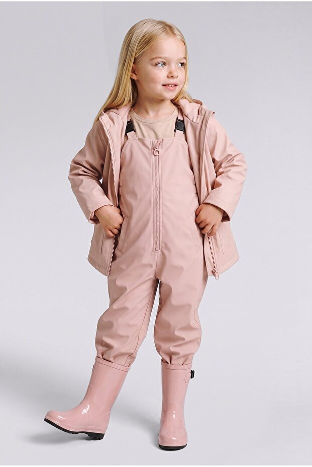 Strappy Zippered Rain Jumpsuit for Baby Girl H5811A526Au