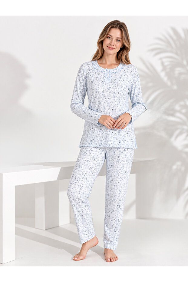 Angelique 100% Cotton Long-Sleeve Women's Pajama Set 40105-106