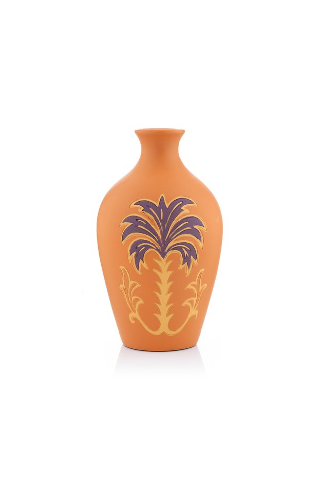 Large Decorative Vase with Palm Pattern from Malath