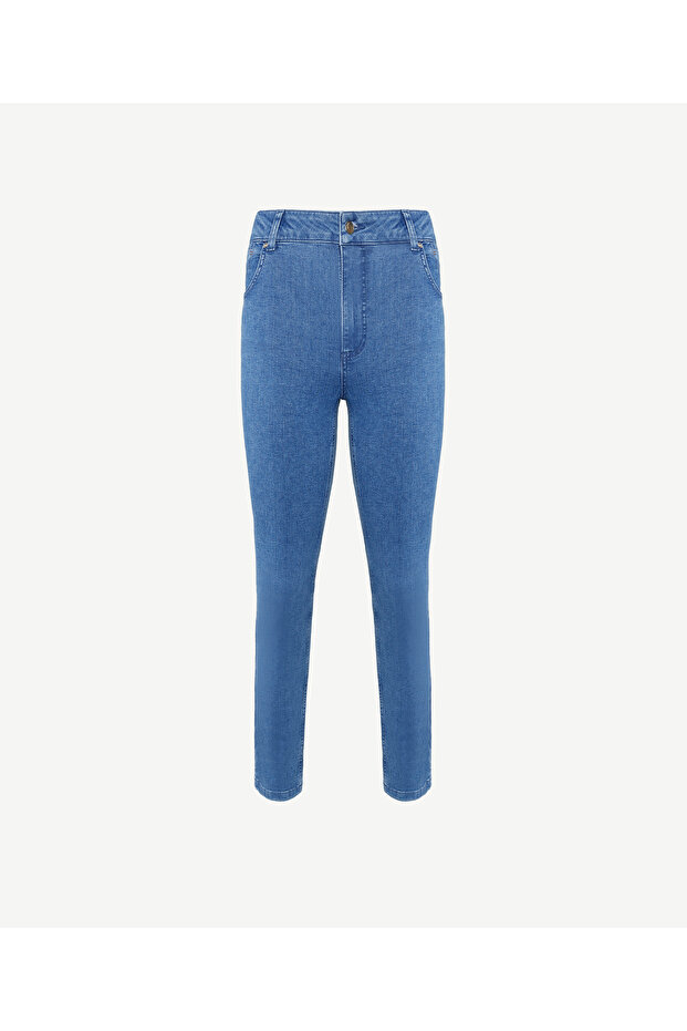 Skinny Fit Denim Trousers