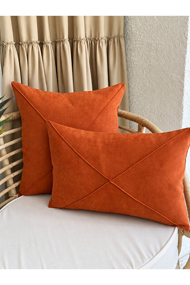 Suede Tile Cushion Cover 1 Piece