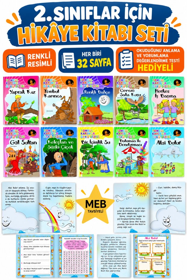 Fun 10-Book Set That Makes Students Love Reading and Develop a Reading Habit for 2Nd Grade Students Evony