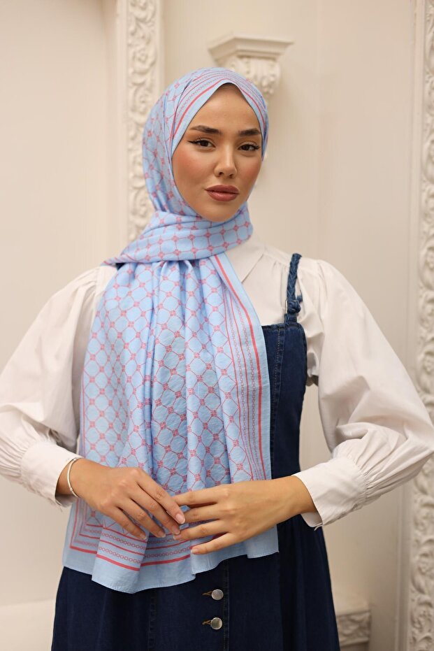 Olinda Shawl - 49005 - 08 Blue Coral