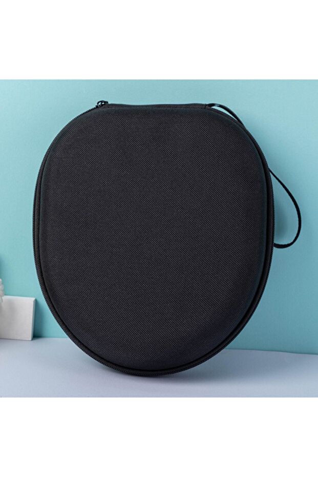 black Headworn EVA earphone bag storage bag,Anti drop and anti pressure, Used for Iron Triangle B&O