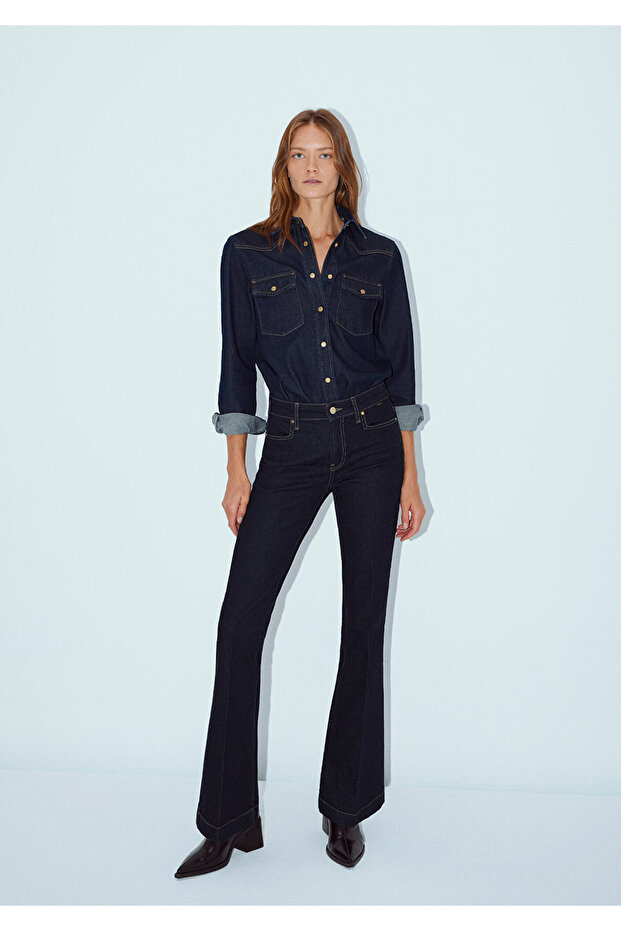 Women's Navy Blue M1081190512 Sydney Pants