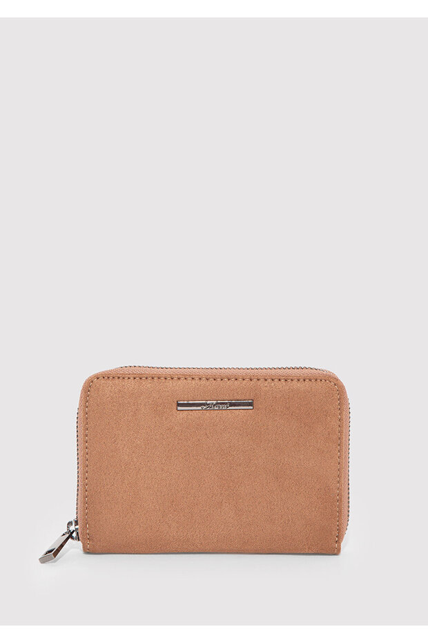 Faux Suede Brown Wallet 1913333-70280
