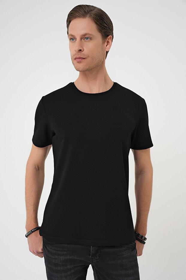 Men's Ts 885 Slim Fit Black Sports T-Shirt