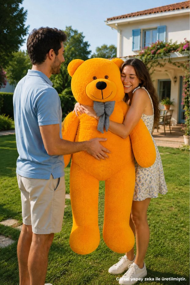 200160 Large Size Plush Bear Romantic Gift Option