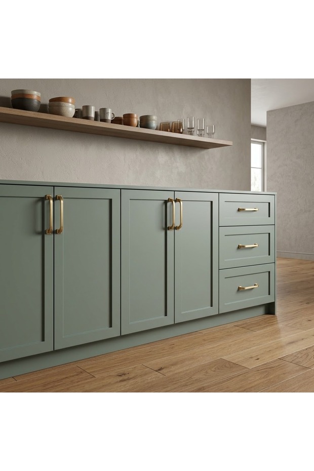 Roman Antique Yellow 160 mm Handle Luxury Country Kitchen Furniture Cabinet Drawer Handle