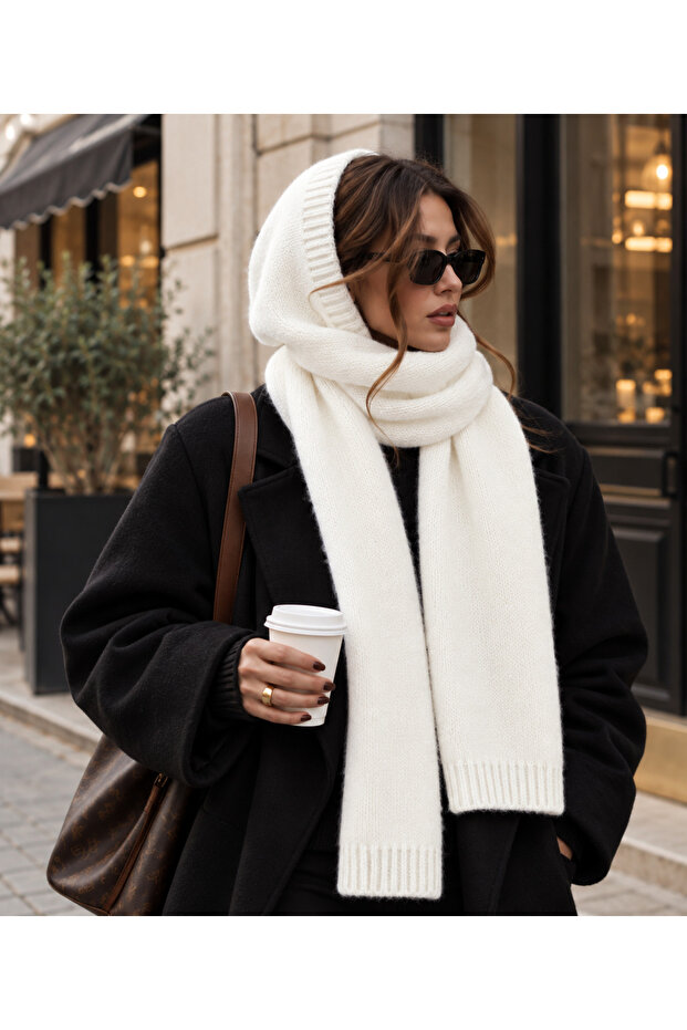 Hooded Scarf - One Piece