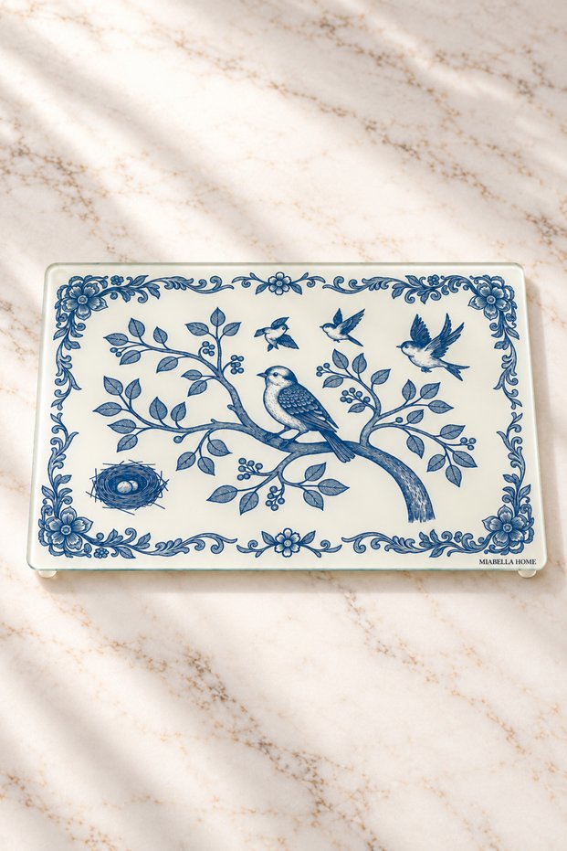 Glass Cutting Board Presentation Plate Rustic Series Kitchen Glass Chopping Board
