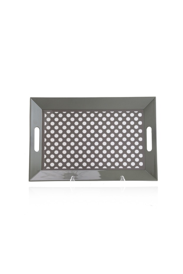 Komax Plastic Serving Tray Gray