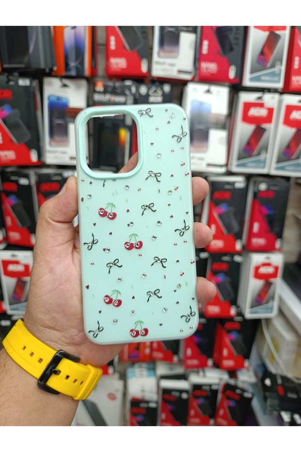 Oppo Reno 14F Cherry Bow Cover Case Special Design Case with Shock Absorption and Camera Protrusion Protection