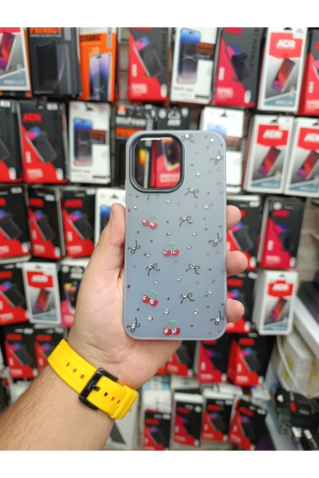 Oppo Reno 13F Cherry Bow Cover Case Special Design Case with Shock Absorption and Camera Protrusion Protection