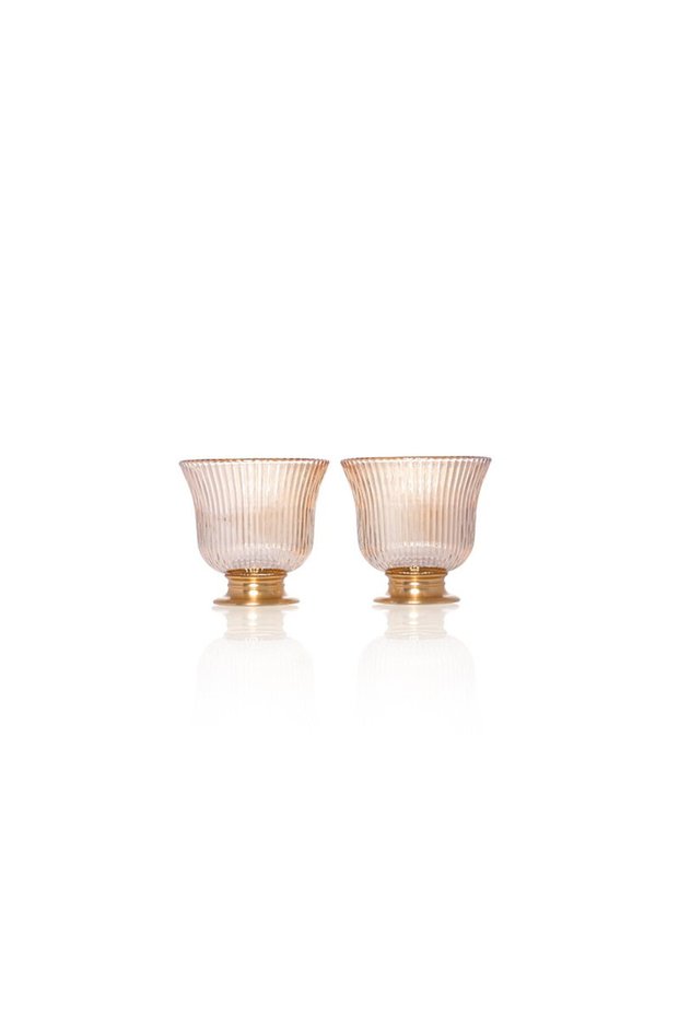 Gold Base Coffee Lantern Set