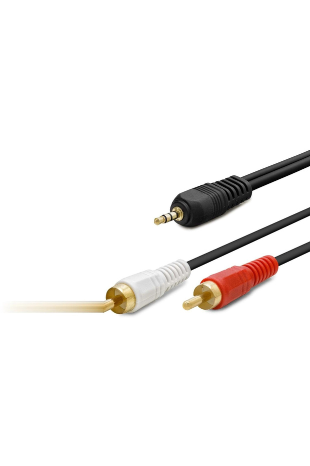 3.5 mm to 2 Rca Cable 1.5 m - Black Hdx1024
