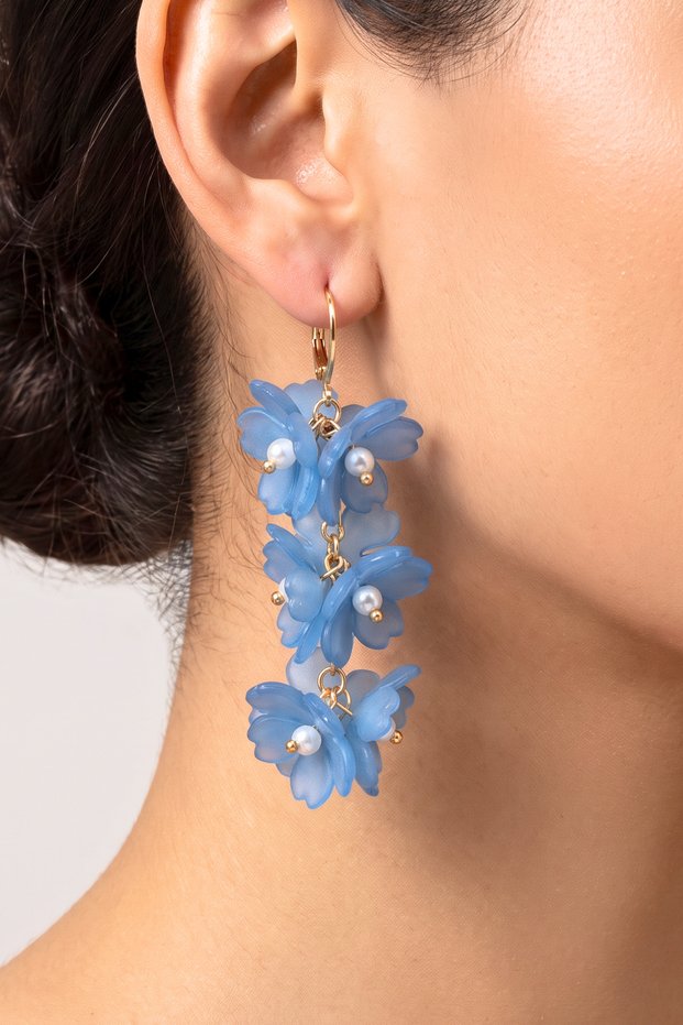 Pearl Detailed Dangle Pinterest Earrings