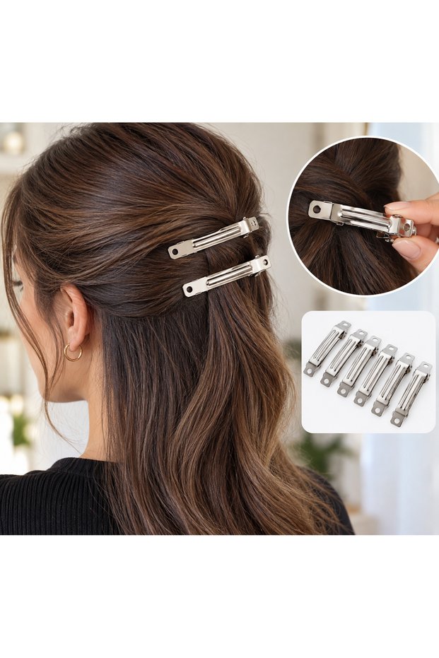 Automatic Metal Buckle Apparatus Buckle Clip 8 cm 10 Pieces