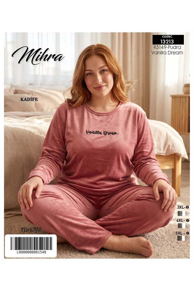 Velvet Battal Pajama Set