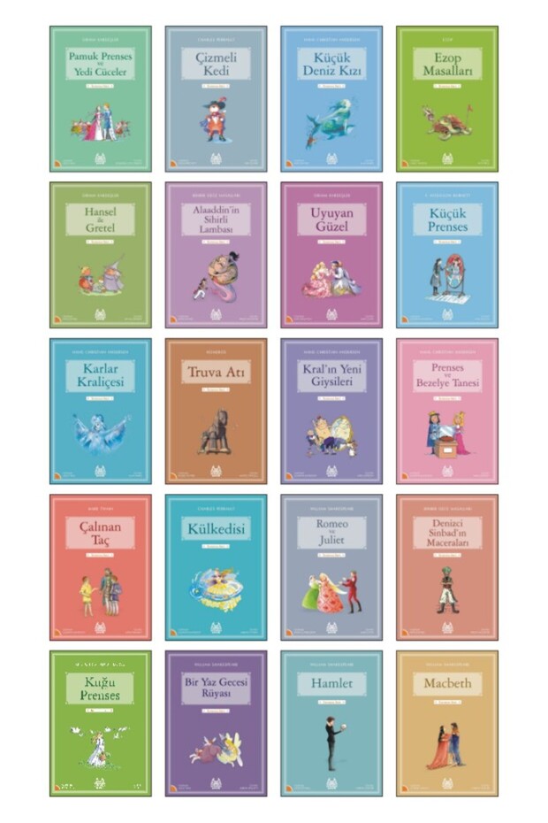 1. First Grade Reading A-Z Vocabulary Dünya Klasikleri Büyük Seti (20 Books)