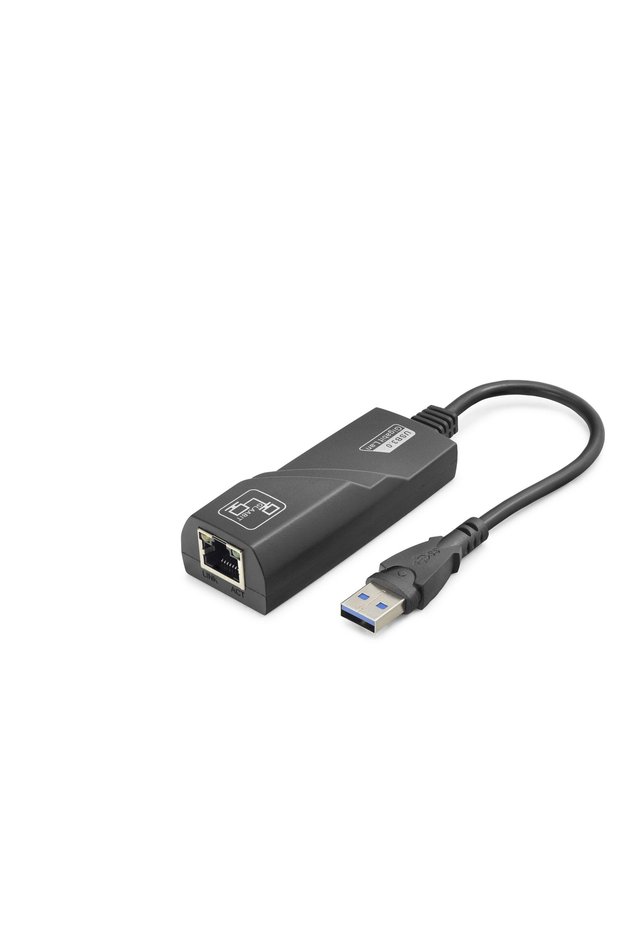 USB 3.0 Ethernet Adapter Gigabit - Black Hdx7864